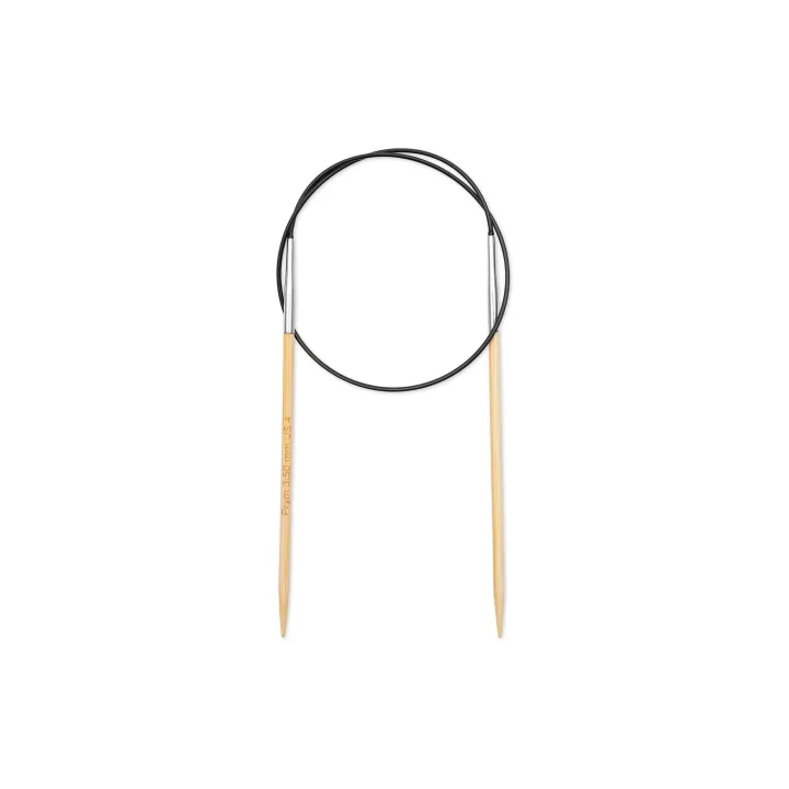 Prym Aiguille à tricoter circulaire Bambou 3.50 mm, 60 cm