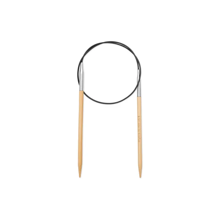 Prym Aiguille à tricoter circulaire Bambou 5.00 mm, 60 cm