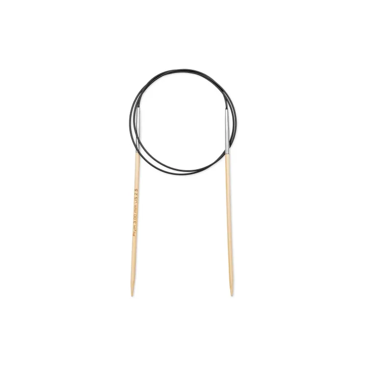 Prym Aiguille à tricoter circulaire BAMBUS 3.00 mm, 80 cm