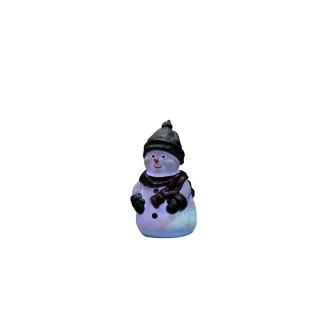 Konstsmide Figurine LED Bonhomme de neige en plastique LED, 38 cm, RGB