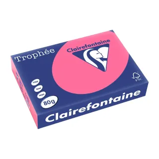 Clairefontaine Papier pour photocopie Trophée A4, 80 g-m², rose, 500 feuilles