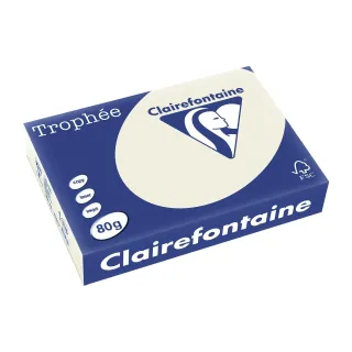 Clairefontaine Papier pour photocopie Trophée A4, 80 g-m², gris clair, 500 feuilles