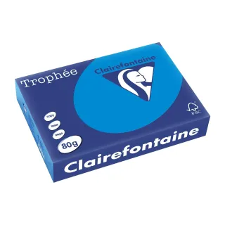 Clairefontaine Papier pour photocopie Trophée A4, 80 g-m², bleu clair, 500 feuilles