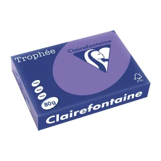 Clairefontaine Papier pour photocopie Trophée A4, 80 g-m², violet, 500 feuilles