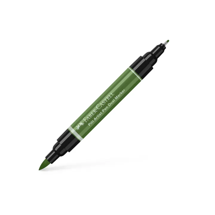 Faber-Castell Crayon à encre de Chine Pitt Artist Pen Dual Olive