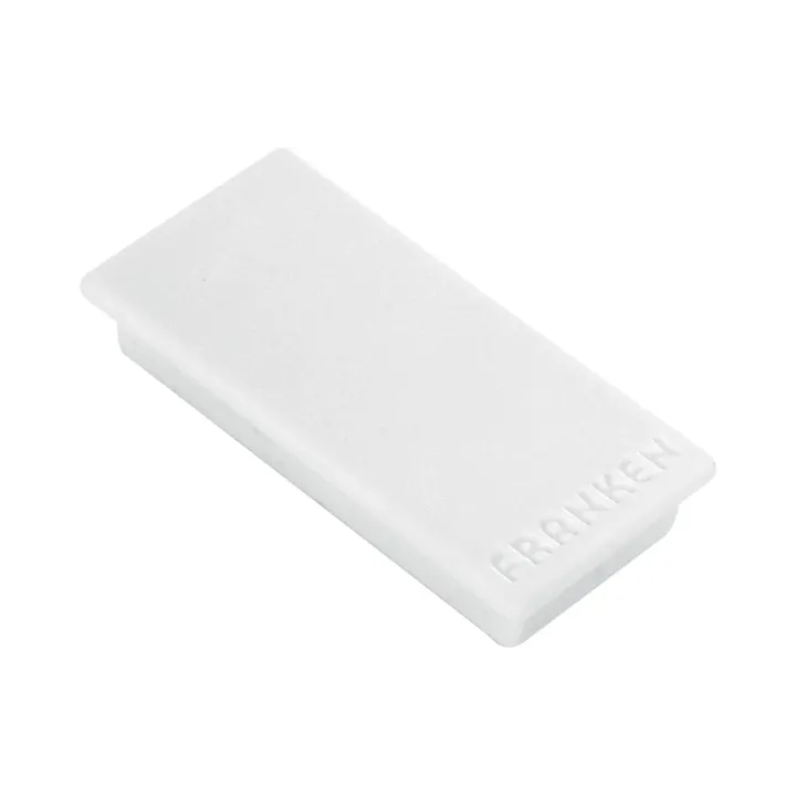 Franken Aimant 23 x 50 mm, 10 Pièce-s, Blanc