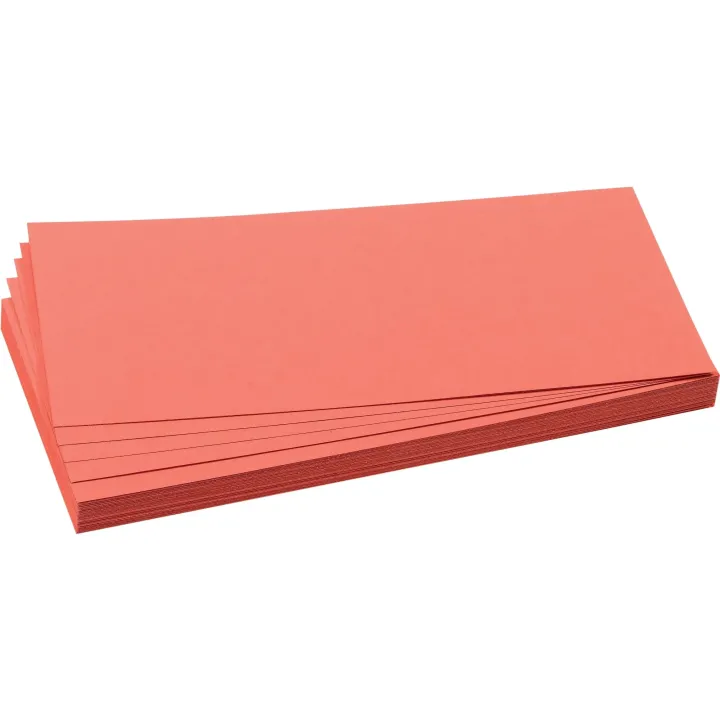 Franken Cartes de présentation 20.5 x 9.5 cm, rouge, 500 pièces