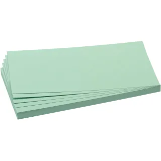 Franken Cartes de présentation 20.5 x 9.5 cm, vert clair, 500 pièces