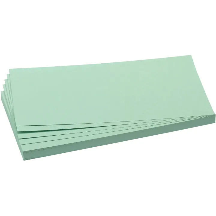 Franken Cartes de présentation 20.5 x 9.5 cm, vert clair, 500 pièces