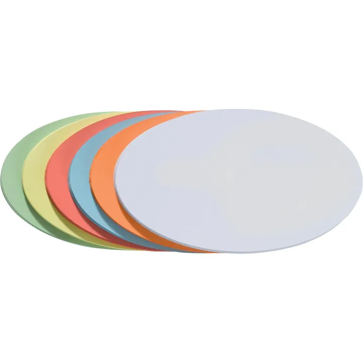 Franken Cartes de présentation Oval 19 x 11 cm, assorti, 250 pièces