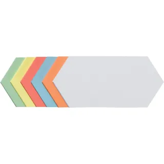 Franken Cartes de présentation Rhombus 20 x 9.5 cm, assortis, 250 pièces