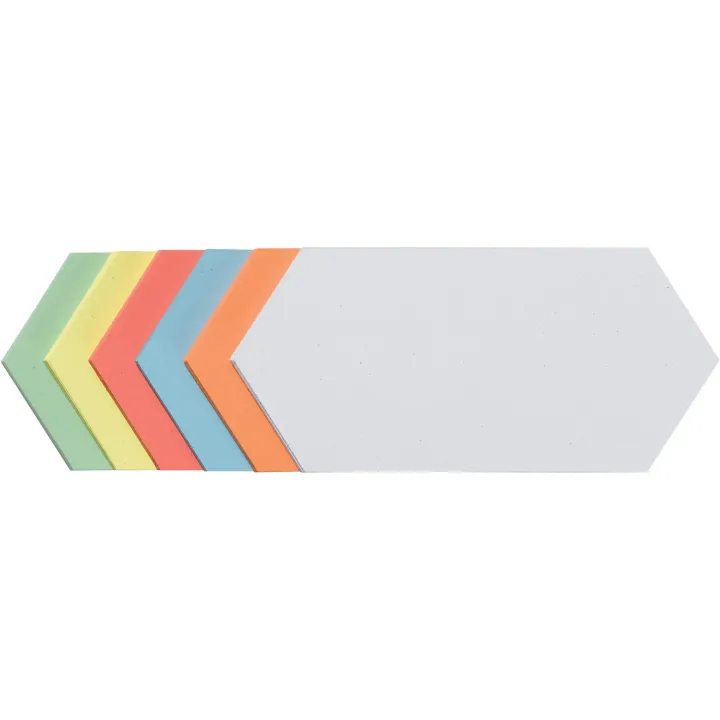 Franken Cartes de présentation Rhombus 20 x 9.5 cm, assortis, 250 pièces