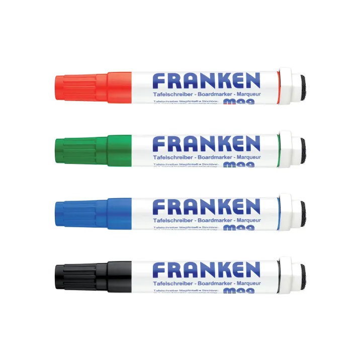 Franken Marqueur pour tableau blanc Mag Write 1- 3 mm, assorti