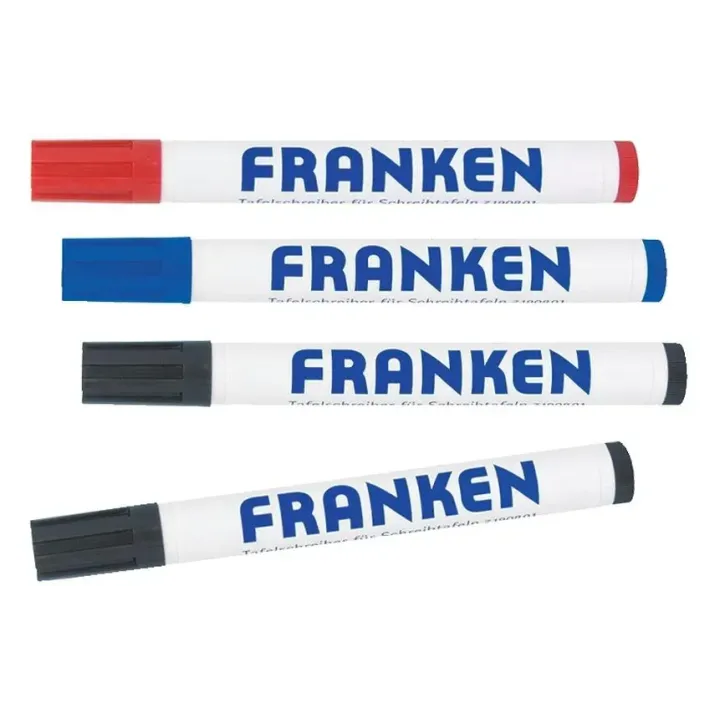 Franken Marqueur pour flipchart 2-6 mm, 4 pièces, assorties