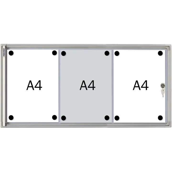 Franken Vitrine X-tra!Line 3 x A4