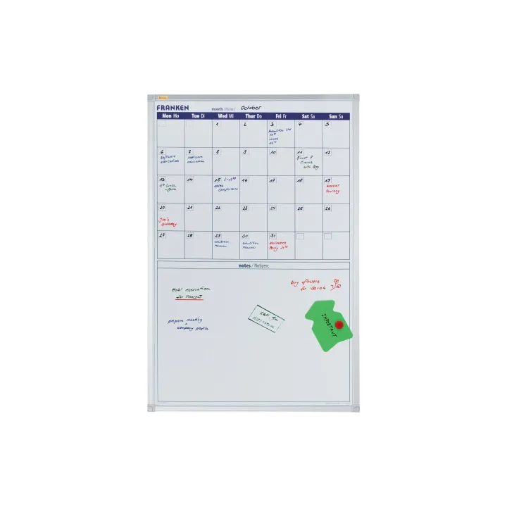 Franken Calendrier Calendrier annuel X-tra!Line 90 cm x 60 cm, Blanc