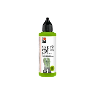 Marabu Peinture pour textile Antidérapant Sock Stop 90 ml, Reseda