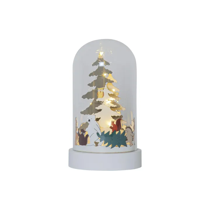 Star Trading Décoration en verre Forest Friends, O 11.5 cm