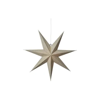 Star Trading Étoile en papier Cotton, Vert, O 60 cm