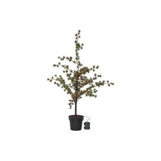 Star Trading Arbre Larix, 1.17 m, Vert, 40 LED