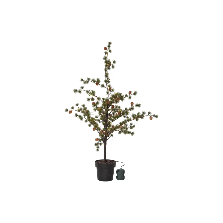 Star Trading Arbre Larix, 1.17 m, Vert, 40 LED