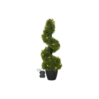 Star Trading Arbre Buxbom, 0.65 m, Vert, 20 LED