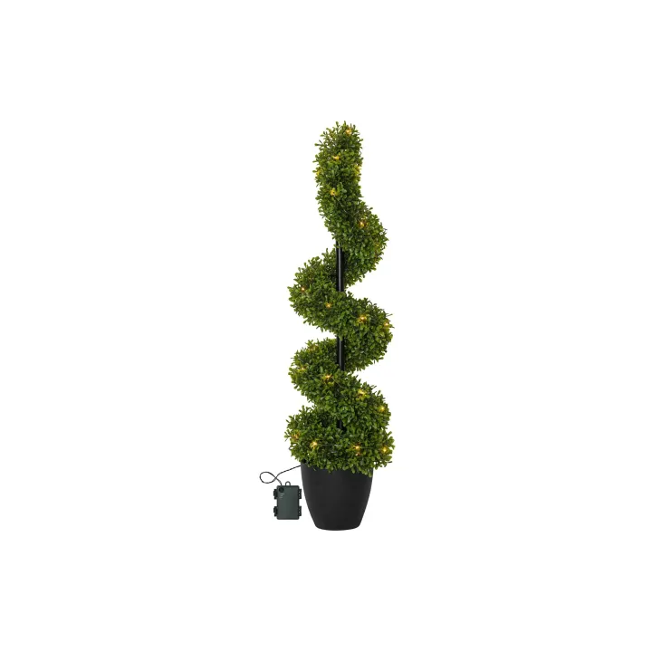 Star Trading Arbre Buxbom, 0.9 m, Vert, 30 LED