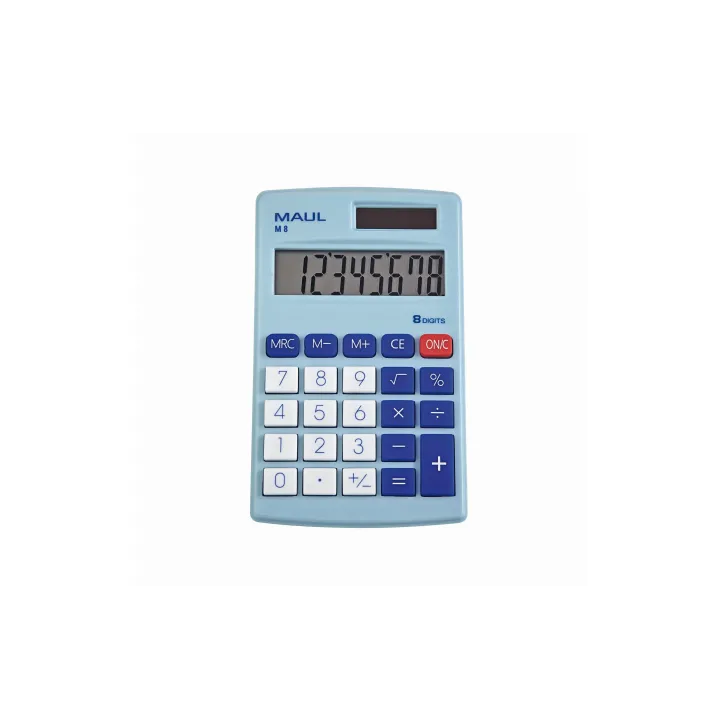 Maul Calculatrice M8 Bleu clair