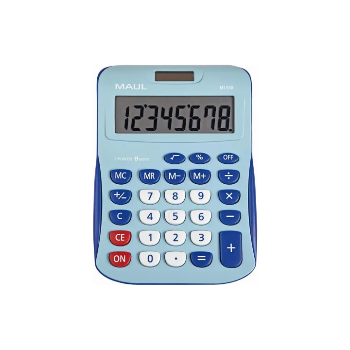 Maul Calculatrice MJ550 Junior Bleu