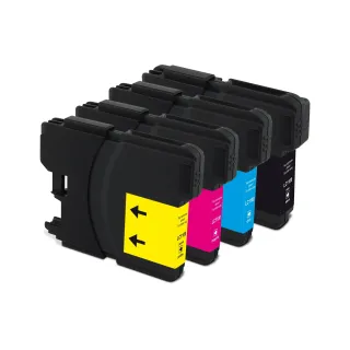 Generic Ink Encre Brother LC1100 Multipack noir-Cyan-Magenta-Yellow