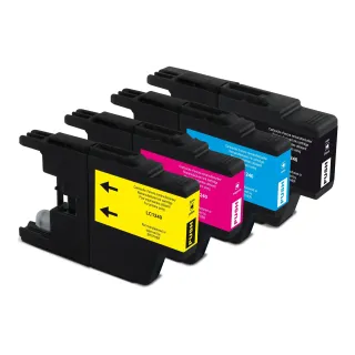 Generic Ink Encre Brother LC1240 Multipack noir-Cyan-Magenta-Yellow