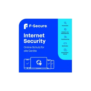 F-Secure Internet Security ESD, version complète, 1 appareil, 3 ans