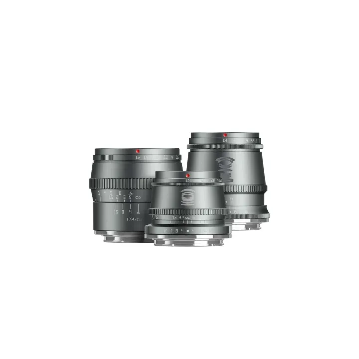 TTArtisan Longueur focale fixe 17mm-35mm-50mm Kit dobjectifs – Canon EF-M