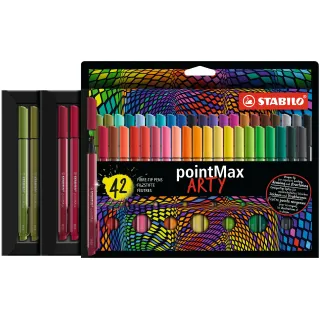 STABILO PointMax étui en carton ARTY 42e