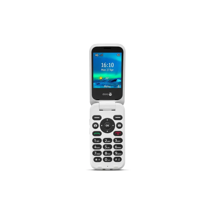 Doro Téléphones portables pour seniors 6820 Noir - Blanc