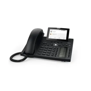 snom Téléphone de bureau D385N Noir