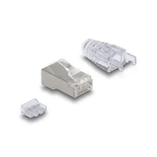 Delock Connecteur RJ45, FTP, Cat.6 50 Pièce-s, Transparent