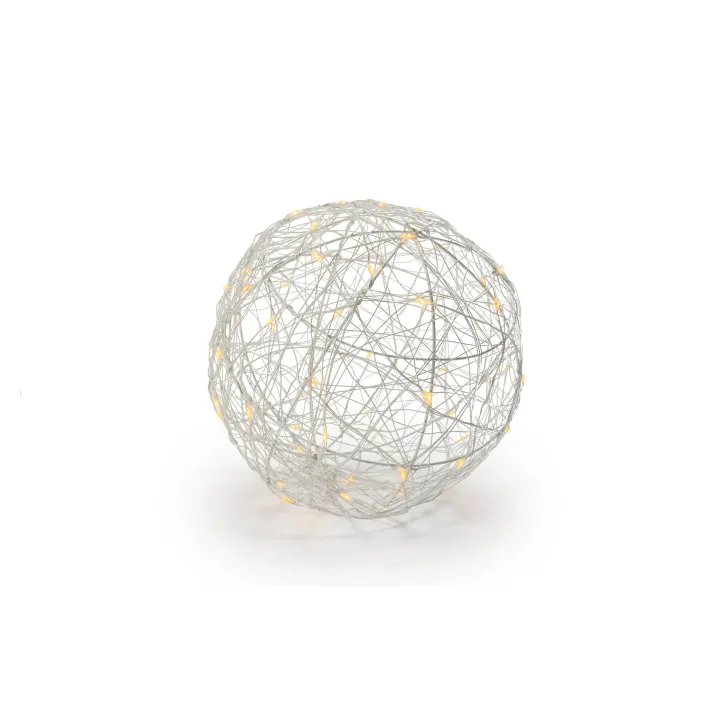 STT Décoration de table Balle 3D Bianco M, O 20 cm