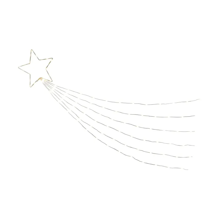 STT Lumière décorative Comet tail, 28 cm, argent