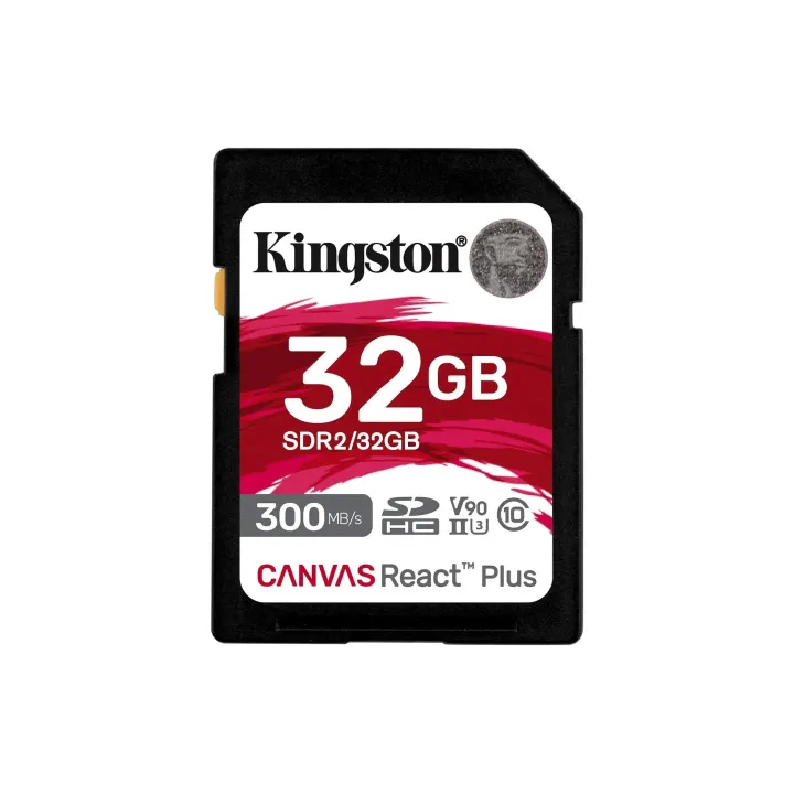 Kingston Carte SDHC Canvas React Plus 32 GB