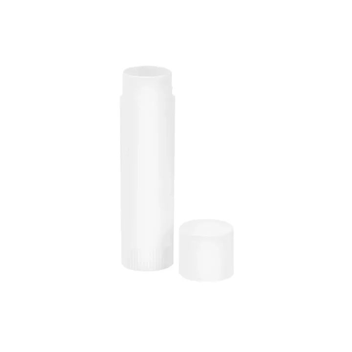 Glorex Barattolo per cosmetici Tube de rouge à lèvres 6 ml 3 pièces, Blanc