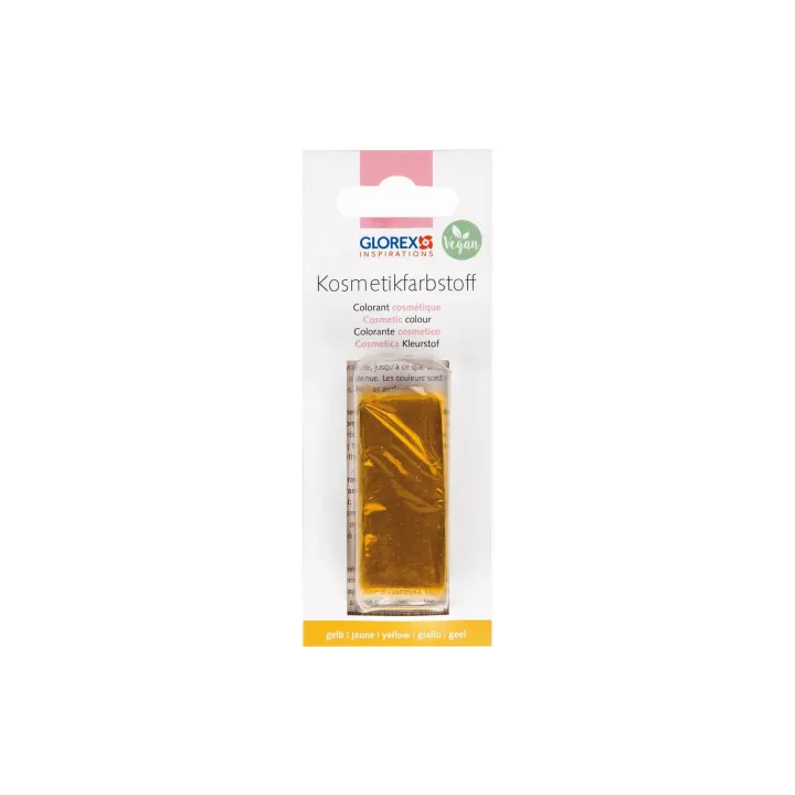 Glorex Colorant cosmétique 25 g, jaune