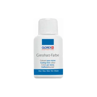 Glorex Pigments Résine de coulée Couleur 20 ml, Bleu