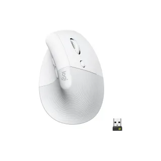 Logitech Souris ergonomique Lift Off-white