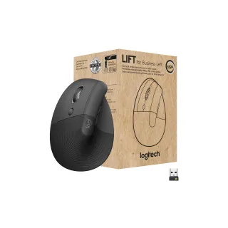 Logitech Souris ergonomique Lift for Business Left Graphite