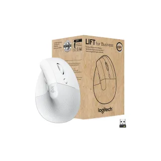 Logitech Souris ergonomique Lift for Business Off-white