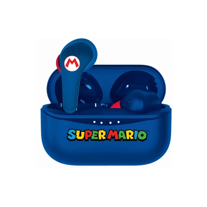 OTL Écouteurs True Wireless In-Ear Nintendo Super Mario Bleu