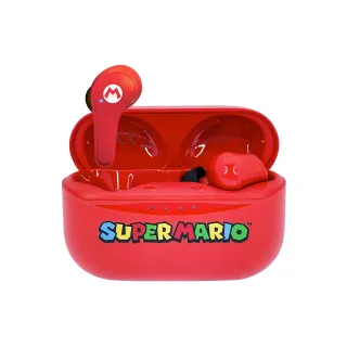 OTL Écouteurs True Wireless In-Ear Nintendo Super Mario Rouge