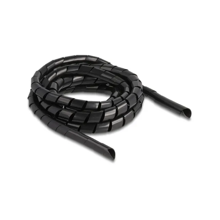 Delock Tuyau en spirale flexible 2 m x 14 mm Noir