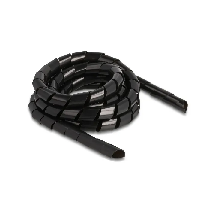 Delock Tuyau en spirale flexible 2 m x 16 mm Noir